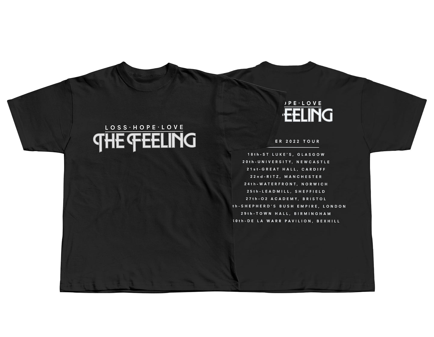 Exclusive 'The Feeling' 2022 tour tee